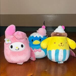 Cute Sanrio Claire’s Squishmallow Bundle 5” NWT